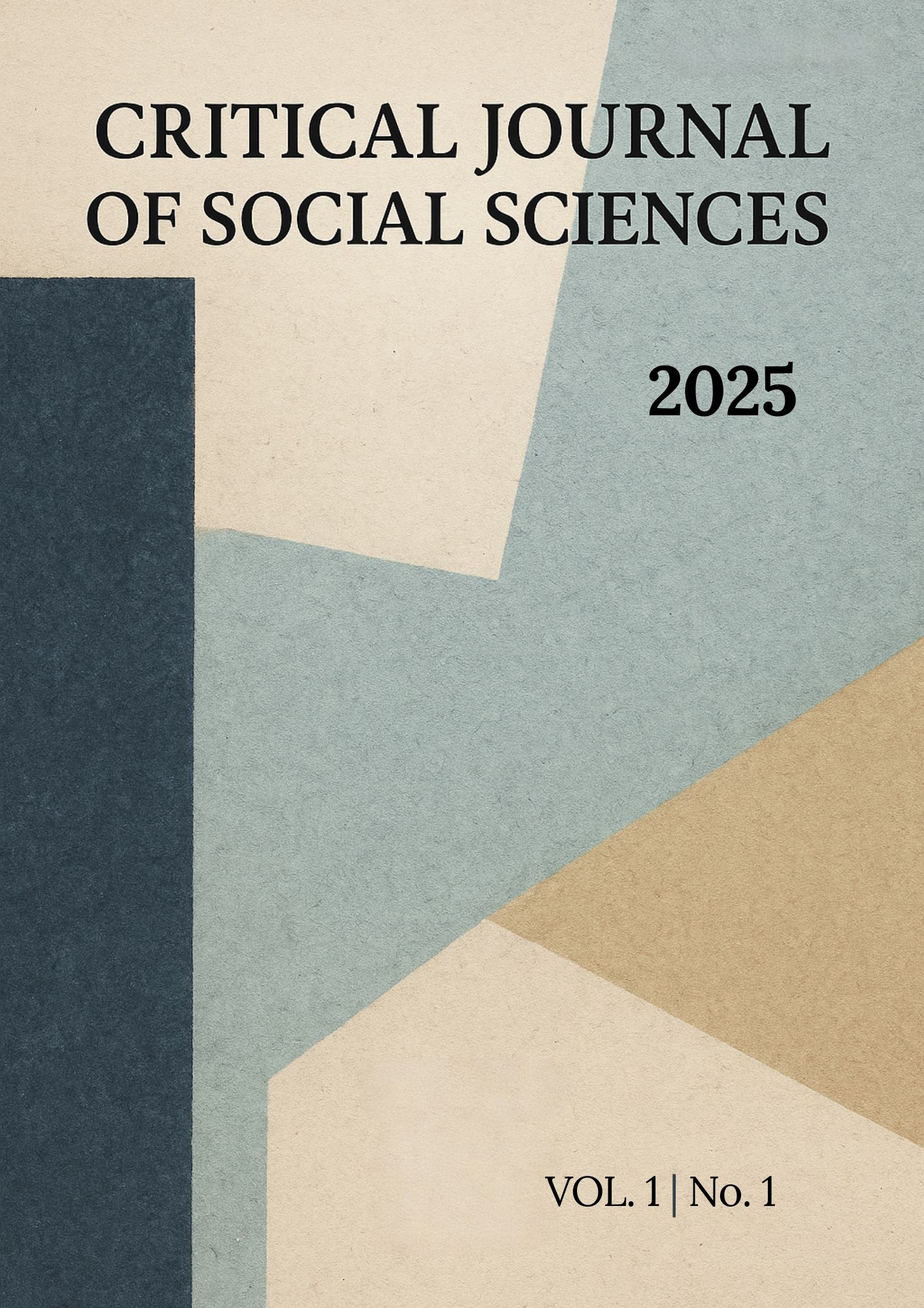 Cover of the inaugural issue of the Critical Journal of Social Sciences